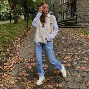 Zara Canvas High Top Sneakers TRF